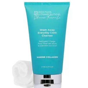 Doctors Cosmeceutical Wash Away Everyday Cleanser with Cloth.